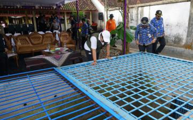 Endah Subekti Resmikan Rehabilitasi Drainase Luweng Bintaos di Pasar Tepus Gunungkidul