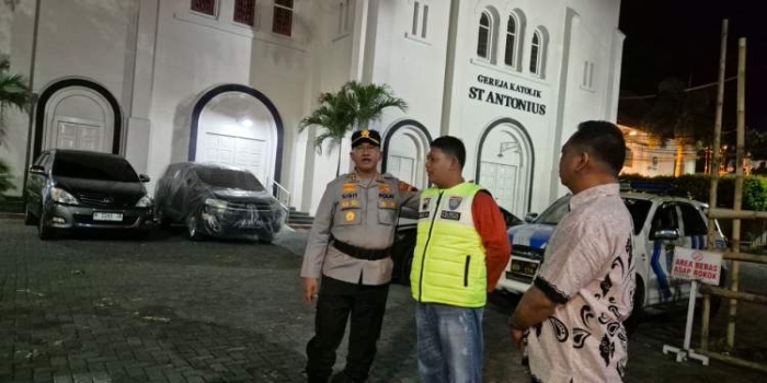Jelang Natal, Polda Jateng Gelar Pengecekan dan Sterilisasi Gereja