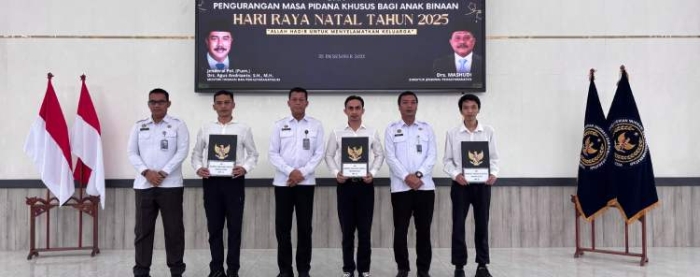 Natal, Ditjenpas Jateng Berikan Remisi kepada 434 Napi dan 1 Anak Binaan