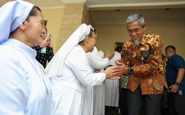 Silaturahmi Natal, Sekda Jateng Ajak Tingkatkan Kepedulian Terhadap Lingkungan