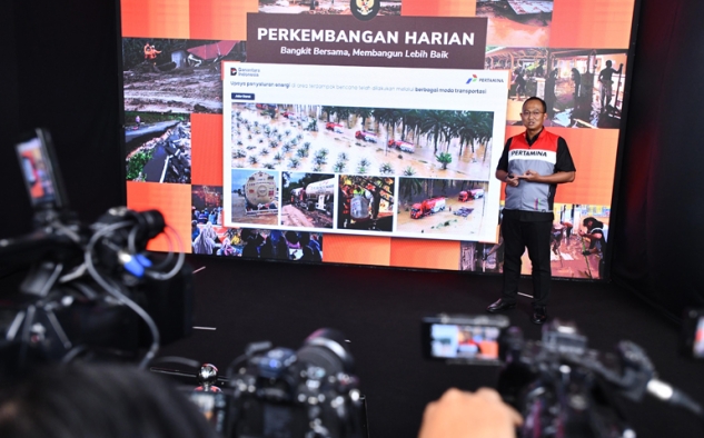 Pertamina Pulihkan Hampir Seluruh Layanan Energi di Wilayah Bencana Sumatera