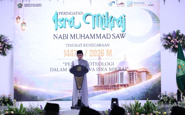 Nasaruddin Umar Serukan "Pertobatan Ekologis" dalam Peringatan Isra Mikraj 1447 H