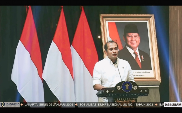 Kemenkum Jateng Ikuti Sosialisasi KUHP Baru terkait Implementasi dan Tantangan Keberlakuan