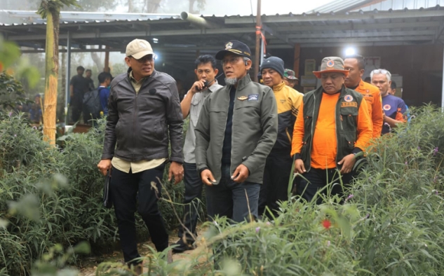 Sekda Jateng Cek Upaya Pencarian Pendaki Hilang di Bukit Mongkrang yang Belum Ditemukan