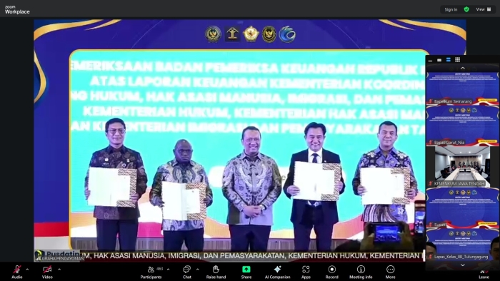 Kemenkum Jateng Ikuti Entry Meeting Pemeriksaan BPK atas Laporan Keuangan 2025