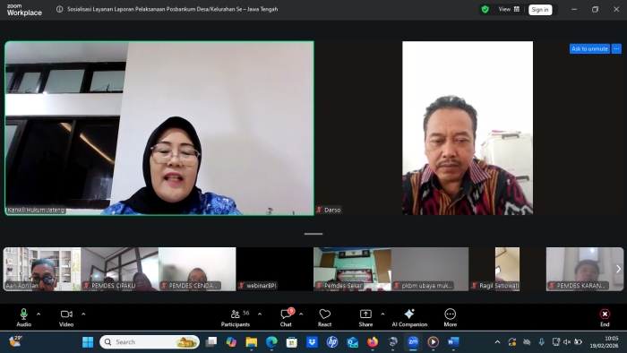 Kemenkum Jateng Sosialisasikan Aplikasi Posbankum bagi Paralegal Purbalingga