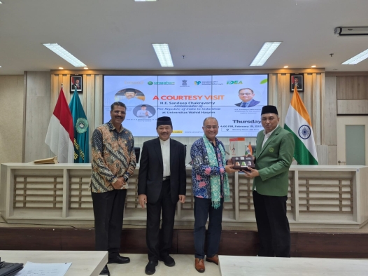 Dubes India Jajaki Kerjasama dengan Unwahas Semarang dan Yayasan