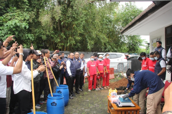 Awali 2026, Polda Jateng Bongkar 318 Kasus Narkoba dan 386 Tersangka Diamankan