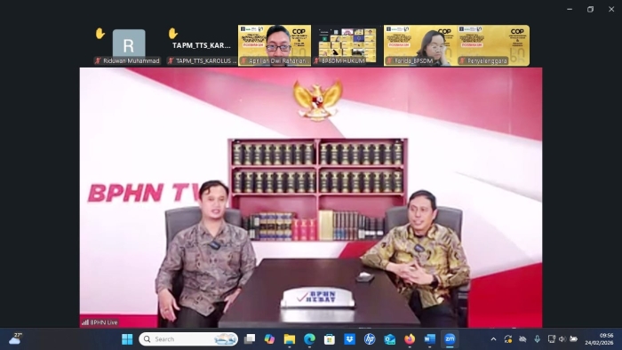 Kemenkum Jateng Ikuti CoP BPHN Terkait Penguatan Posbankum Desa