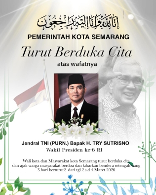 Wali Kota Semarang Agustina Ajak Warga Berdoa dan Kibarkan Bendera Setengah Tiang untuk Mengenang Try Sutrisno