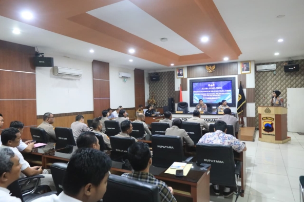 Puslitbang Polri Gelar Penguatan Penegakkan Hukum dan Optimalisasi Program di Polres Semarang