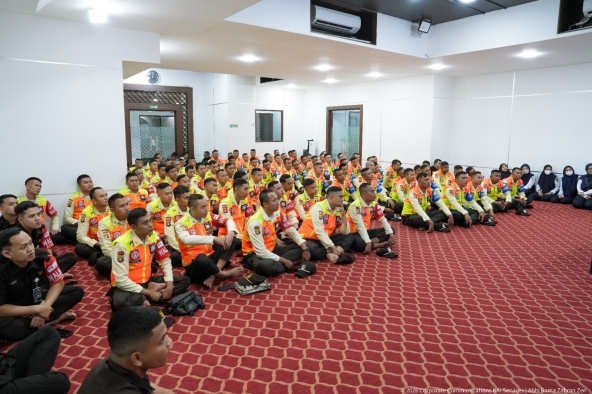 Jelang Angleb 2026, Satpam KAI Services Ikuti Pembinaan bersama Primaya Hospital