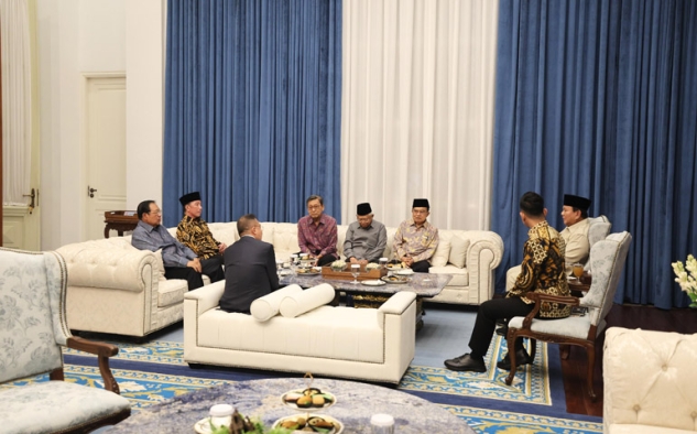 Presiden Prabowo Gelar Makan Malam Kebangsaan Bersama Para Mantan Presiden dan Ketum Parpol