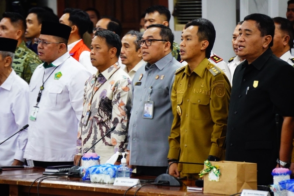 Kepala Kanwil Kemenkum Jateng Hadiri Rakor Forkopimda Jaga Kondusivitas Wilayah Jelang Idul Fitri 2026