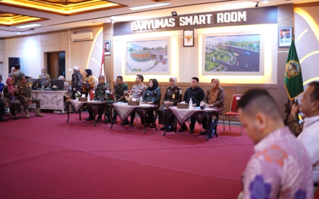 Wabup Banyumas Pimpin HLM TPID Bahas Persiapan Lebaran 2026