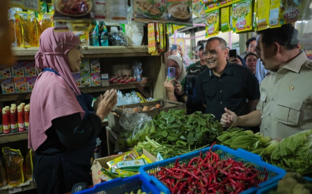 Gubernur Jateng dan Mendag Pantau Harga dan Pasokan Pangan Menjelang Lebaran 2026