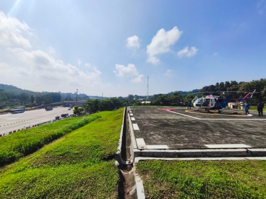 Polda Jateng Siagakan Helikopter Ambulans Udara di GT Kalikangkung