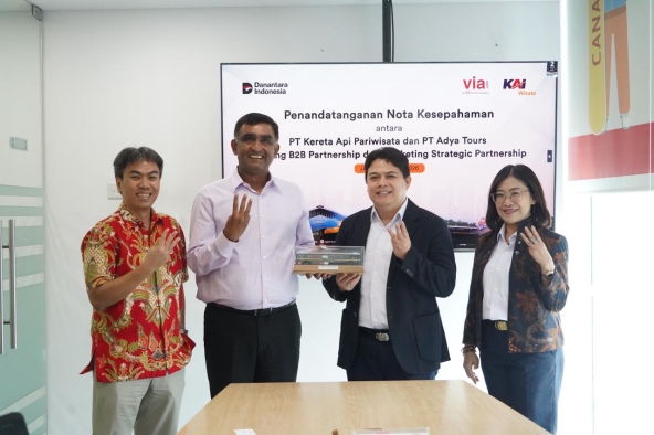 KAI Wisata Gandeng Adya Tours Jalin Partnership B2B untuk Pengembangan Pemasaran Wisata Berbasis Kereta Api