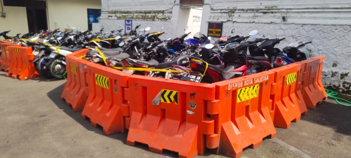 Polres Salatiga Amankan 116 Motor yang Gunakan Knalpot Brong