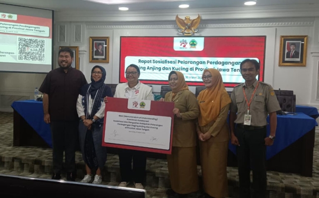 Pemprov Jateng Percepat Revisi Perda untuk Larangan Perdagangan Daging Anjing dan Kucing