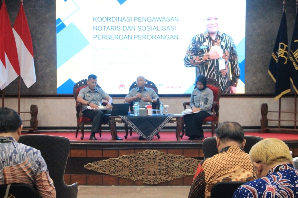 Sinergi Pengawasan Notaris, Kemenkum Jateng Gelar Rapat Koordinasi