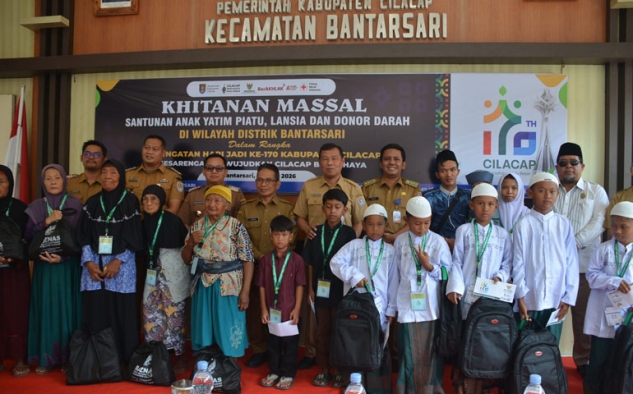 Warnai Hari Jadi ke-170, Pemkab Cilacap Adakan Kegiatan Sosial di Wilayah Eks Distrik Bantarsari