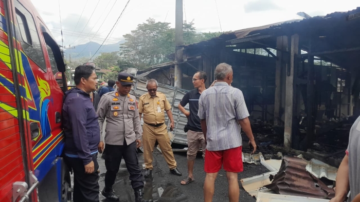 Empat Kios di Kabupaten Semarang Terbakar, Diduga karena Lupa Matikan Kompor