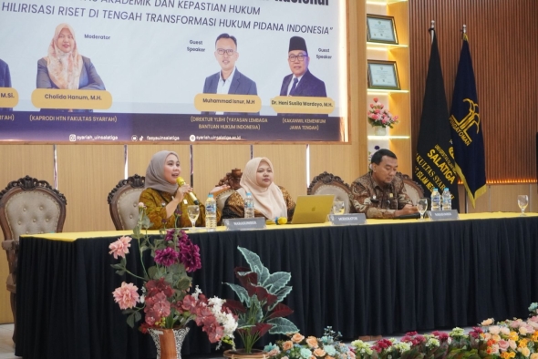 Dorong Hilirisasi Riset di Tengah Transformasi Hukum Pidana, Kemenkum Jateng - UIN Salatiga Gelar Seminar Nasional