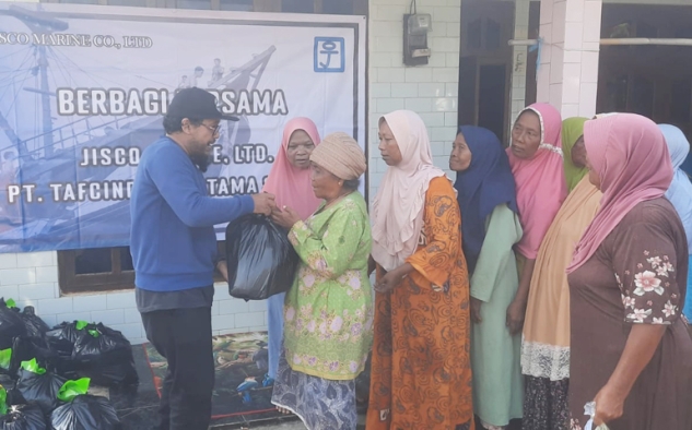 Jisco Marine dan Tafcindo Jasatama Kembali Bagikan Sembako untuk Warga Semarang dan Tegal