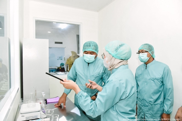Perkuat Mutu Produk, KAI Services Hadirkan Laboratorium Quality Control
