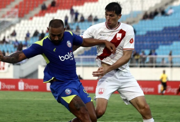 Arema FC Tumbangkan Persis, Marcos Santos Puji Kerja Keras Tim