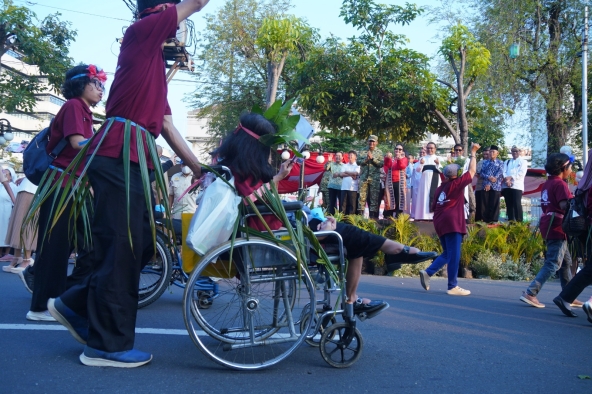 Tegaskan Kota Semarang Inklusif, Karnaval Paskah Berikan Panggung Bagi Difabel