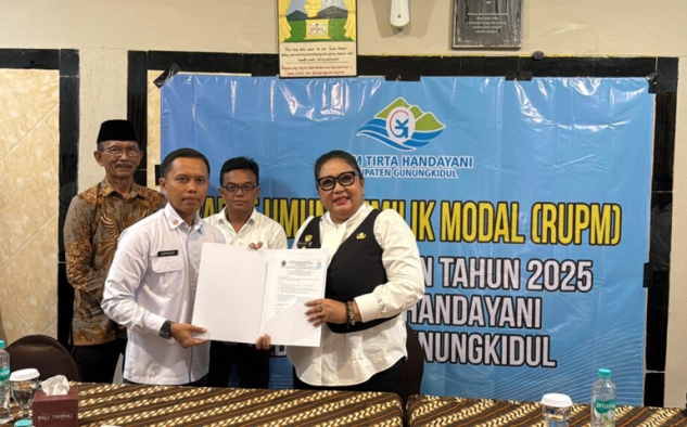 Supriyanto Ditunjuk Bupati Gunungkidul Jadi Plt Direktur PDAM Tirta Handayani