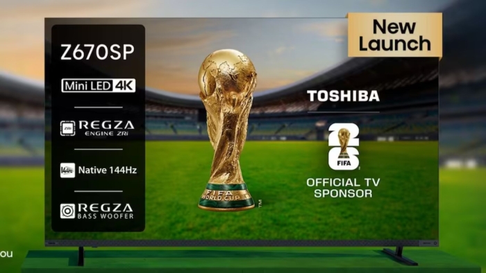 Toshiba Rilis TV MiniLED Z670SP di India, Usung Refresh Rate 144Hz dan Speaker Depan