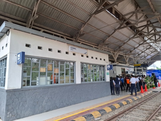 Sepekan Stasiun Comal Beroperasi Lagi, KAI Daop 4 Semarang Catat Antusias Tinggi Masyarakat