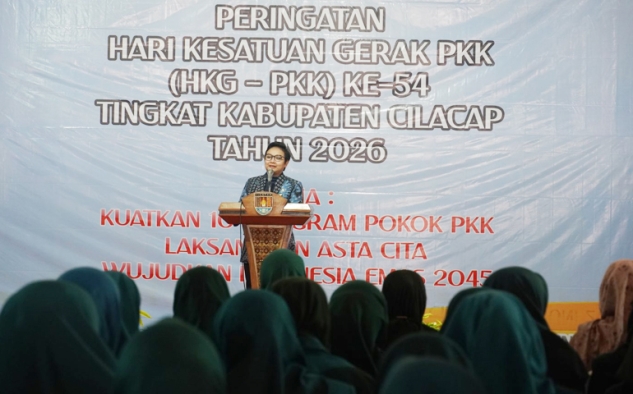 Peringati HKG PKK ke-54, PKK Cilacap Perkuat Komitmen Wujudkan Keluarga Sejahtera dan Indonesia Emas