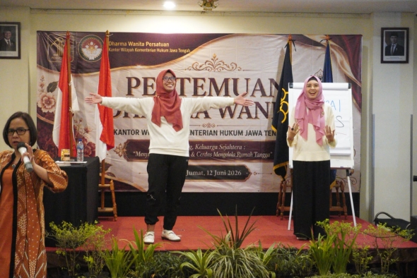 DWP Kemenkum Jateng Gelar Hipnoterapi "Menyeimbangkan Batin dan Cerdas Mengelola Rumah Tangga"