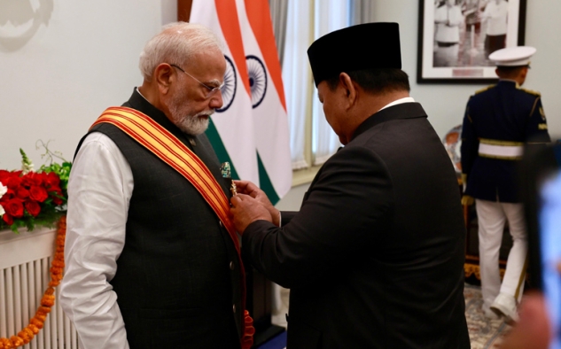 Kehormatan Tertinggi RI untuk Modi, Prabowo: Simbol Eratnya Ikatan Sejarah Indonesia-India