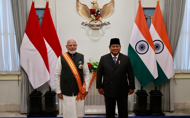 Bertemu di Istana Merdeka, Prabowo dan PM Modi Serukan Perdamaian Timur Tengah lewat Meja Perundingan