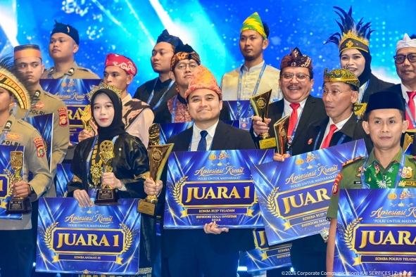 KAI Services Raih Juara 1 BUJP Teladan Polri, Tegaskan Komitmen Hadirkan Layanan Keamanan Terbaik
