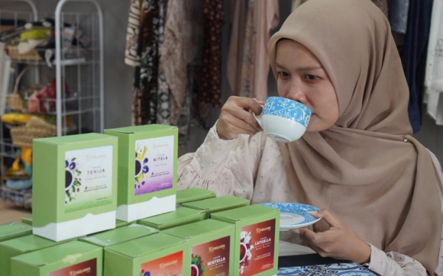 Urban Farming Pekalongan Diolah Jadi Botanical Tea Bernilai Ekonomi