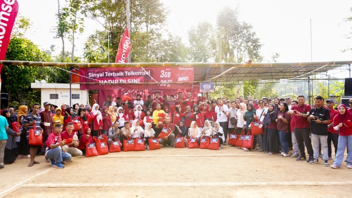 Telkomsel Hadirkan BTS di Gunungwangi Purworejo