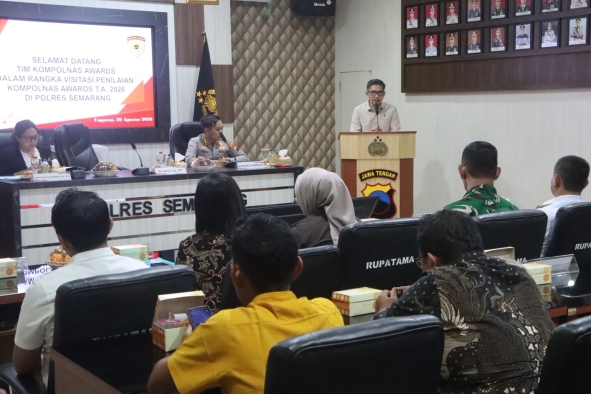 Kompolnas Kunjungi Polres Semarang, Nominator Briptu Adi Qori dan Sanggar Seni Jadi Perhatian Tim Penilai
