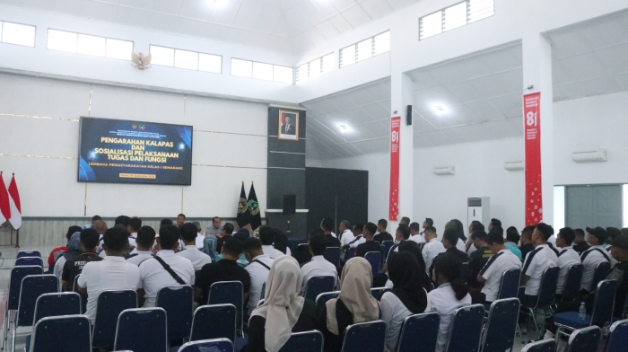 Tegaskan SOP dan Disiplin, Kalapas Semarang Ingatkan Pentingnya Integritas