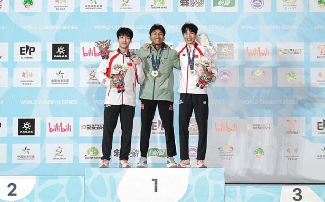 Tampil di World Climbing Series Guiyang, Indonesia Raih Dua Emas 