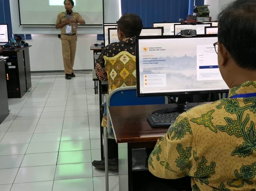 Dua Peserta Gugur, 54 Orang Ikuti CAT Seleksi Komisi Informasi Jateng