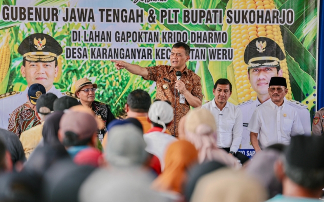 Dengar Aspirasi Petani Sukoharjo, Ahmad Luthfi Siapkan Sumur dan Jalan Usaha Tani