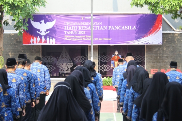 Kemenkum Jateng Gelar Upacara Peringatan Hari Kesaktian Pancasila Tahun 2026