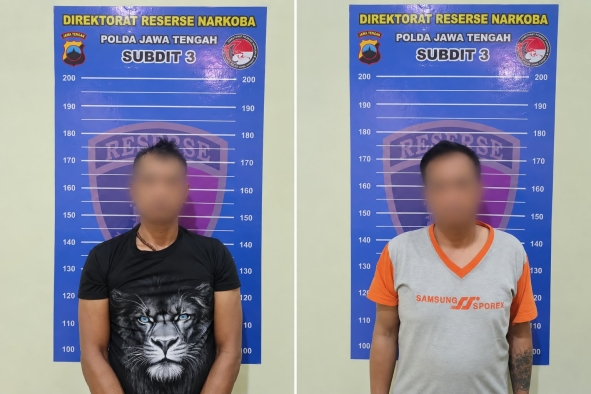 Tiba di Pelabuhan Semarang, Dua Pria dari Pontianak Diamankan Polisi dengan 10,63 Gram Sabu