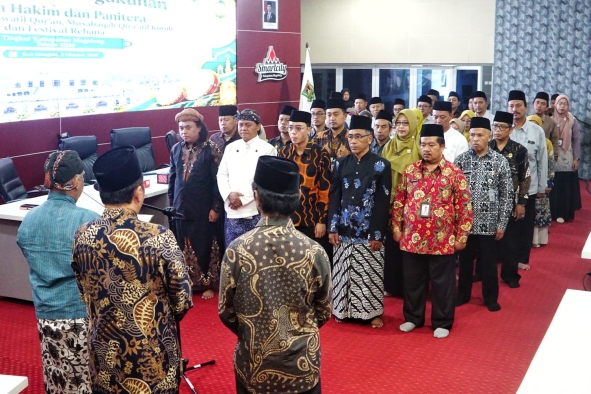 20 Dewan Hakim Dikukuhkan, 443 Peserta MTQ dan MQK Kabupaten Magelang Siap Berkompetisi